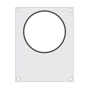 Matrice de Scellage pour Scelleuse Manuelle - 1 Compartiment Rond - HENDI