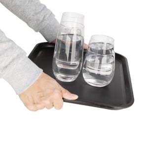 Non-Slip Rectangular Tray 405 x 305 Mm - Olympia KRISTALLON