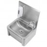 Stainless Steel Knee-Operated Hand Wash - Dynasteel