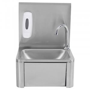 Stainless Steel Knee-Operated Hand Wash - Dynasteel