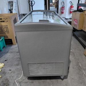 Congelator Izgled Inox s Kliznim Staklenim Vratima - 500 L - TENSAI
