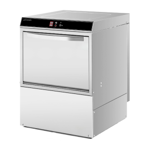 Profesionalna perilica posuđa s dozatorom sredstva za ispiranje i deterdženta te pumpom za pražnjenje - 50 x 50 cm - Dynasteel