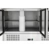 Saladette Compacte 3 Portes - Avec Couvercle Coulissant - Dynasteel
