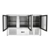 Saladette Compacte 3 Portes - Avec Couvercle Coulissant - Dynasteel