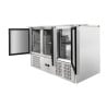 Saladette Compacte 3 Portes - Avec Couvercle Coulissant - Dynasteel