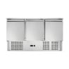 Saladette Compacte 3 Portes - Avec Couvercle Coulissant - Dynasteel