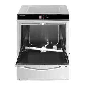 Profesionalna perilica posuđa s dozatorom sredstva za ispiranje i deterdženta te pumpom za pražnjenje - 50 x 50 cm - Dynasteel