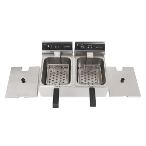 Friteza Profesionalna - 2 x 10 L - Dynasteel