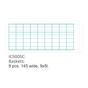 Vitrina za statički sladoled - 9 x 5 L