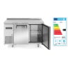 Counter freezer with two doors Kitchen Line 220L - Brand HENDI - Fourniresto