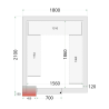 Cold Room Shelving Kit 1800x2100 - TEFCOLD, solid and functional