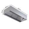 Hotte Cubique 900 Led Bez Motora 1400 Dynasteel - Pro Dizajn & Kvaliteta