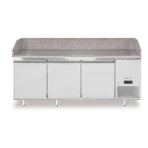 Meuble za pizzu GN 1/1 - 3 vrata - 375 L - HENDI