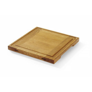Planche de Présentation en Chêne - 270 x 270 mm - HENDI