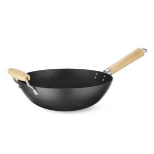 Wok s drvenom drškom - ø 110 mm - HENDI