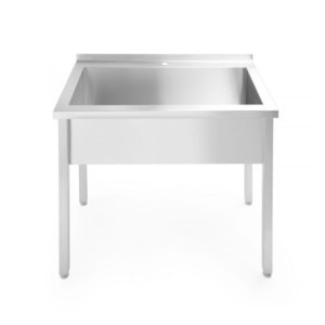Jednostruki zavareni sudoper - P 600 x L 800 mm - HENDI