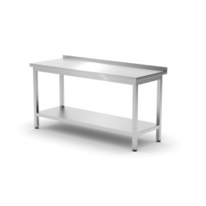 Zidni stol Profi Line s policom - D 1600 x Š 600 mm - HENDI
