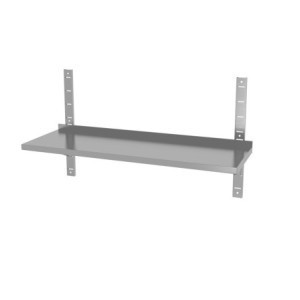 Podesiva Zidna Polica s 2 Nosača - L 1000 x 300 mm - HENDI
