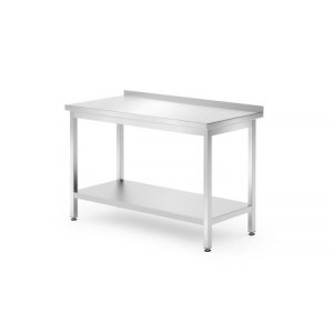 Zidni radni stol Profi Line s policom - D 700 x Š 1200 mm - HENDI