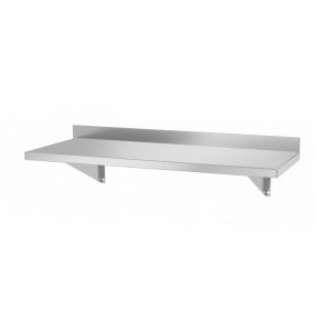 Zidna polica s 2 nosača - L 800 x 300 mm - HENDI