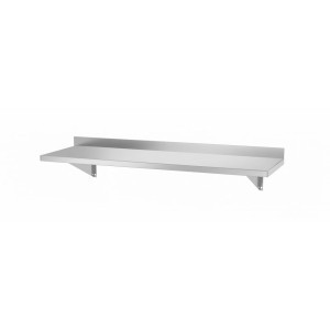 Zidna polica s 2 nosača - L 1000 x 300 mm - HENDI