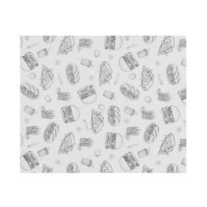 Papir za hamburgere otporan na masnoću - 200 x 250 mm - HENDI