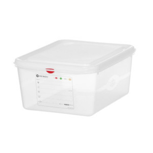 Bac GN 1/2 Transparent in PP - 10 L - HENDI