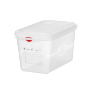 Bac GN 1/4 Transparent in PP - 4.3 L - HENDI