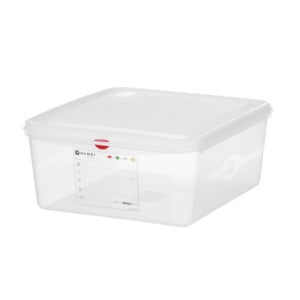 Bac GN 2/3 Transaprent en PP - 13,5 L - HENDI