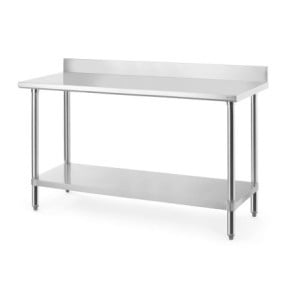 Radni stol s naslonom i policom - L 1600 mm - HENDI