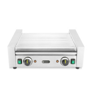 Rolling Grill for Sausages - 2 Zones - HENDI