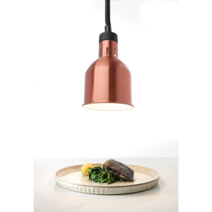 Adjustable Cylindrical Copper Heat Lamp - HENDI
