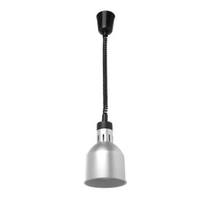 Podesiva cilindrična srebrna grijaća lampa - HENDI