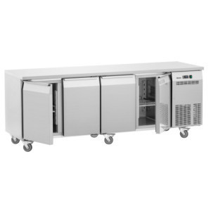 Table Réfrigérée Positive - 4 Portes GN 1/1 - Dubina 700 - Bartscher