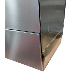 Profesionalna perilica posuđa s dozatorom sredstva za ispiranje i deterdženta - 40 x 40 cm - Dynasteel
