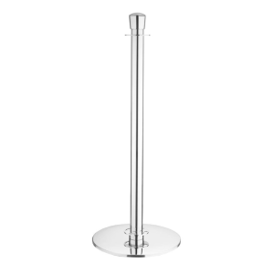 Welcome Post Base Plate Polished Stainless Steel - Set of 2 - Bolero