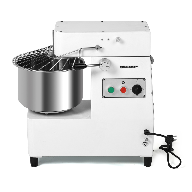 Pétrin 10 L Cuve Fixe et Tête Relevable - 1 Vitesse - Dynasteel