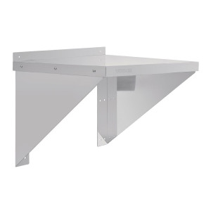 Rekonstruirana polica od nehrđajućeg čelika za mikrovalnu pećnicu - 560 x 460 mm