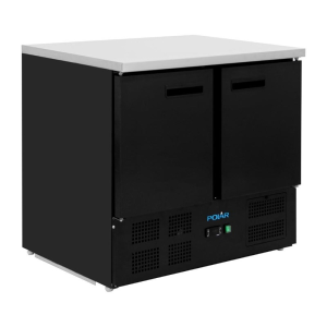 Crni pozitivni rashladni stol - 2 vrata - 257 L - Polar