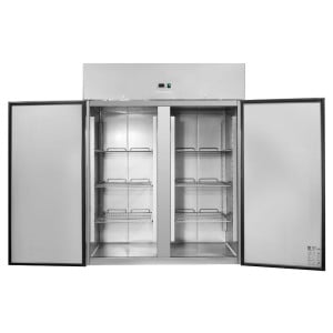 Pozitivni rashladni ormar 1400 L Inox GN 2/1 – 2 vrata