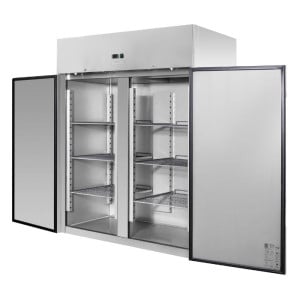 Pozitivni rashladni ormar 1400 L Inox GN 2/1 – 2 vrata