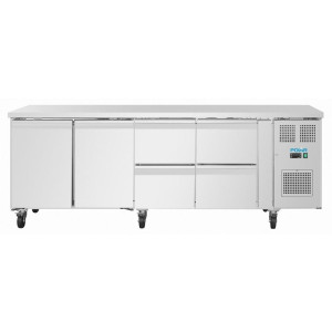 Table Réfrigérée Positive à 2 Porte et 4 Tiroirs - 616 L - Polar