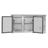 Pozitivni rashladni stol s 2 vrata 228 L ventilirani inox
