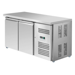 Pozitivni rashladni stol s 2 vrata 228 L ventilirani inox