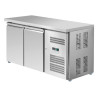 Pozitivni rashladni stol s 2 vrata 228 L ventilirani inox