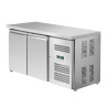 Pozitivni rashladni stol s 2 vrata 228 L ventilirani inox
