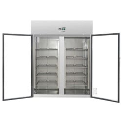 Armoire Réfrigérée Positive 1400 L 2 Portes Vitrées GN 2/1