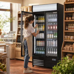 Vitrine za piće 736 L 2 staklena vrata 2-8 °C R290