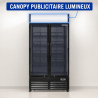 Vitrine za piće 736 L 2 staklena vrata 2-8 °C R290