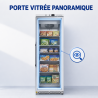 Armoire za zamrzavanje 400 L sa staklenim vratima, ventilirano hlađenje -18/-22°C